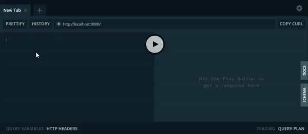 Writting query on GraphQl Playground