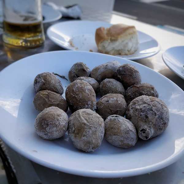 Papas arrugadas from Restaurante Playa Casa Africa near Benijo, Tenerife.