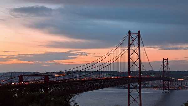 Sunset in Lisbon, Portugal