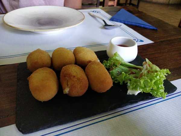 Banana croquetas from Tasca Restaurante Los Pinos - Garachico - Tenerife.