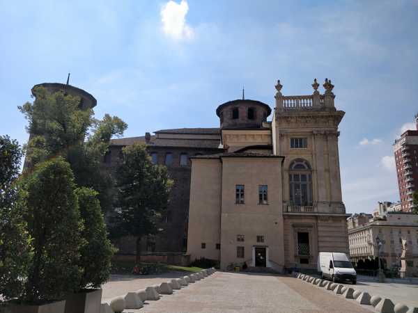 Side view of the castle